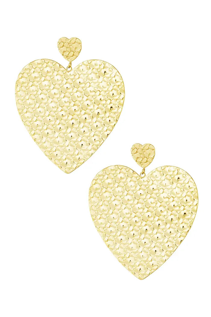 "Big heart" earrings