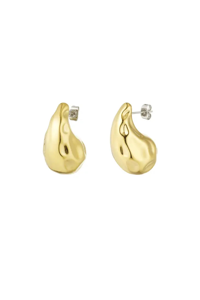 "Golden drop" earrings