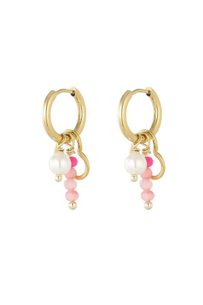 "Rosy" earrings