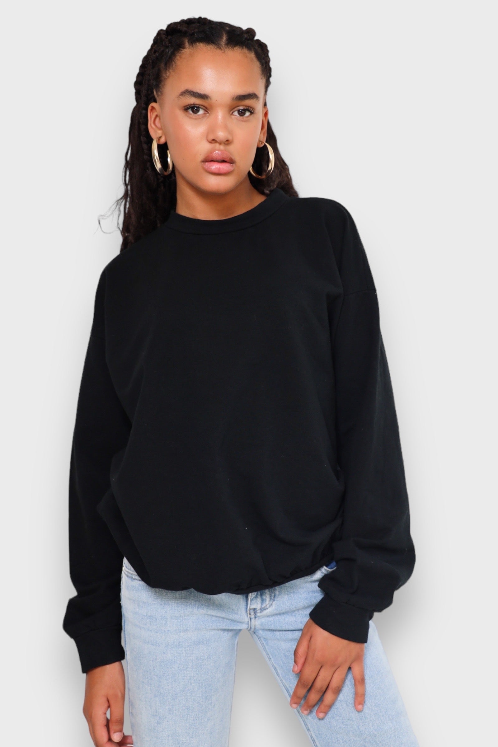 "Lounge" sweater black