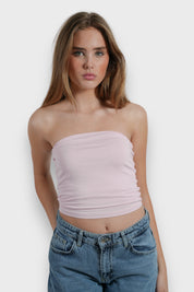 "Tube" top baby pink