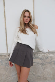 "Katie" skirt grey