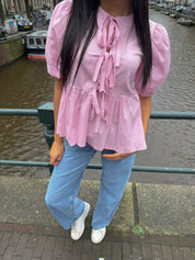 "Lovely" blouse pink