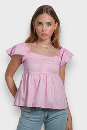 "June" blouse pink