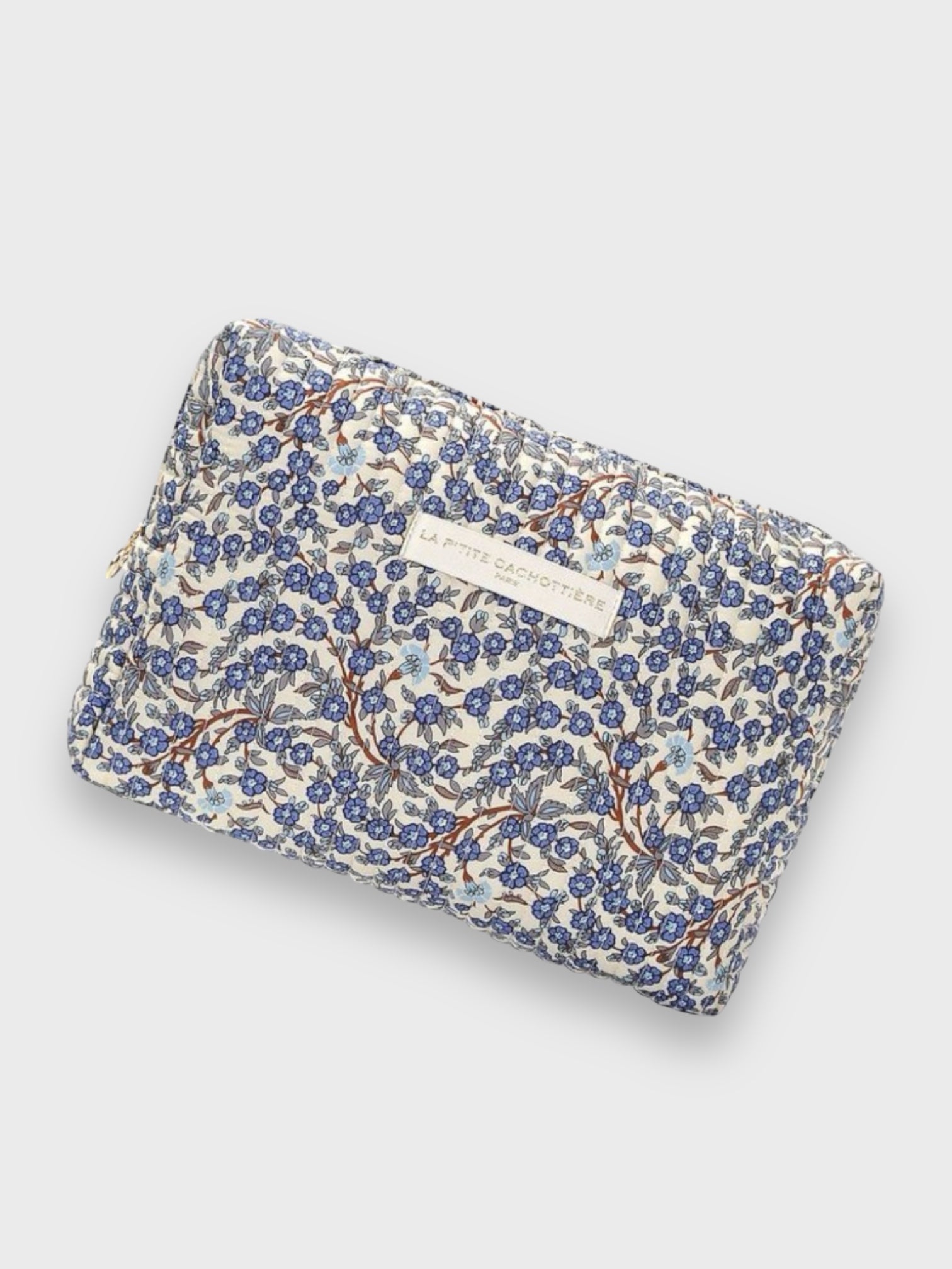 "Blossom" pouch blue
