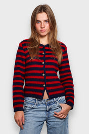 "Chloé" vest striped red