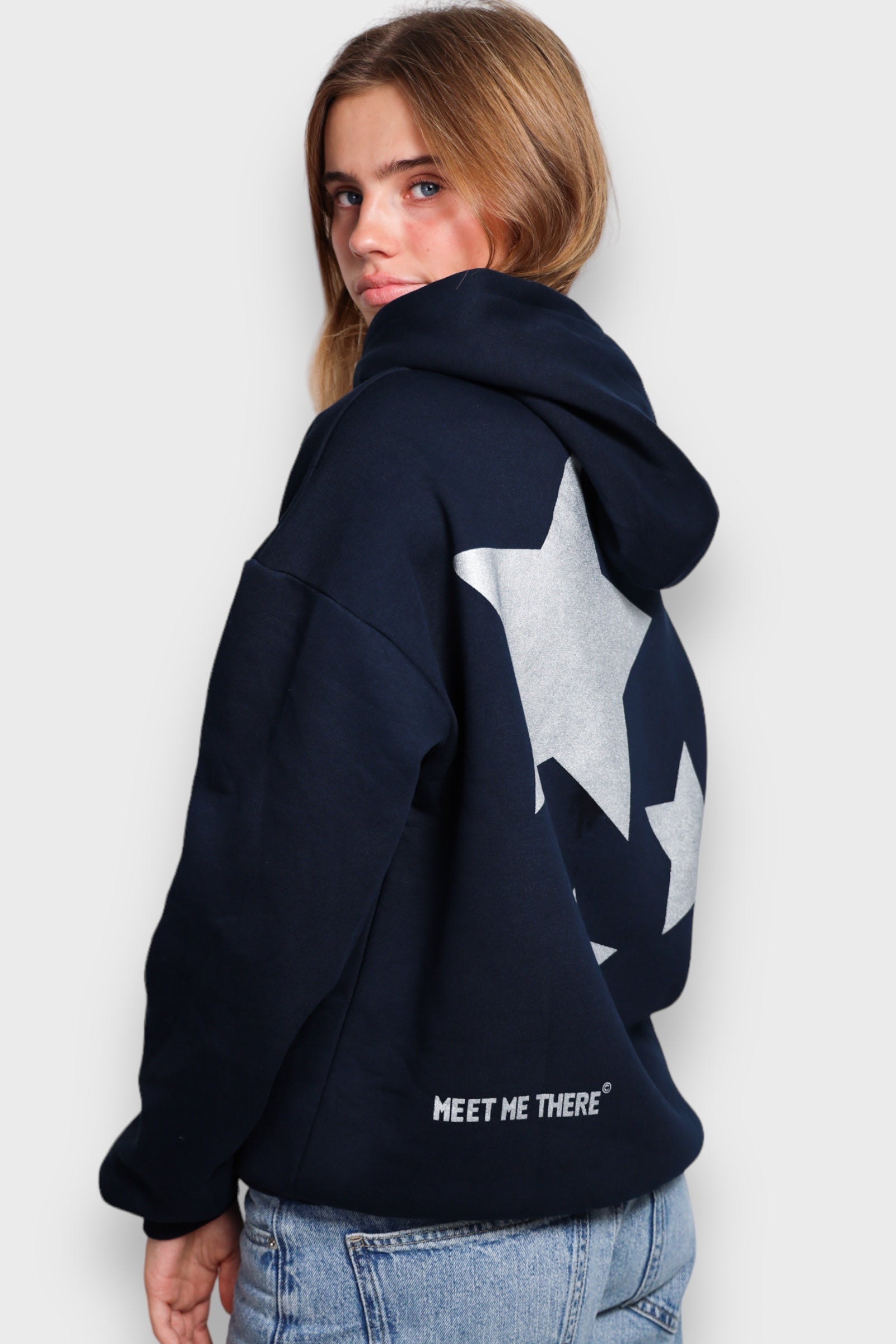 "Stargirl" hoodie navy