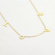 "Love" necklace