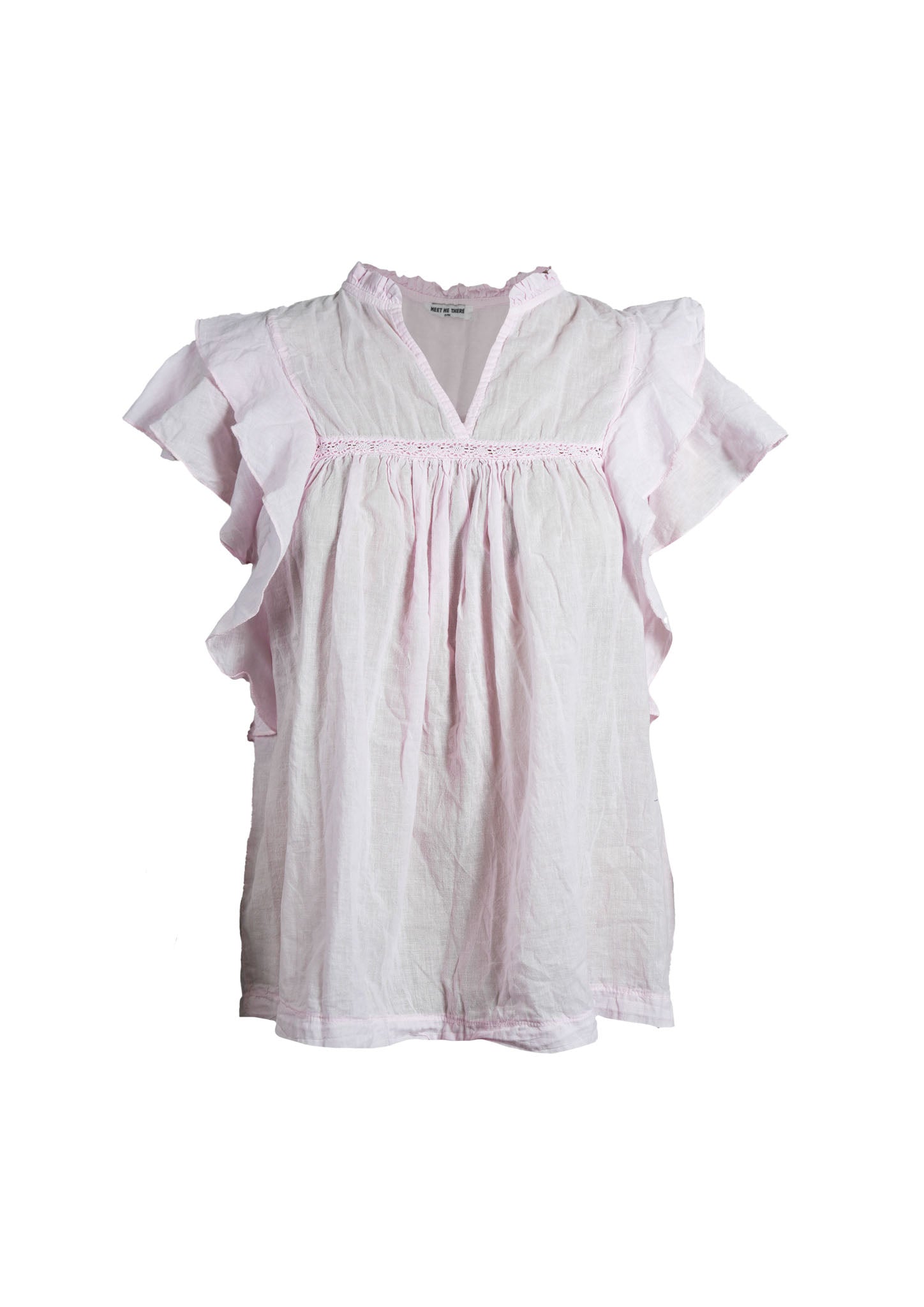 "Flora" blouse baby pink