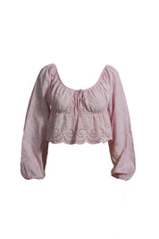 "Violet" blouse pink